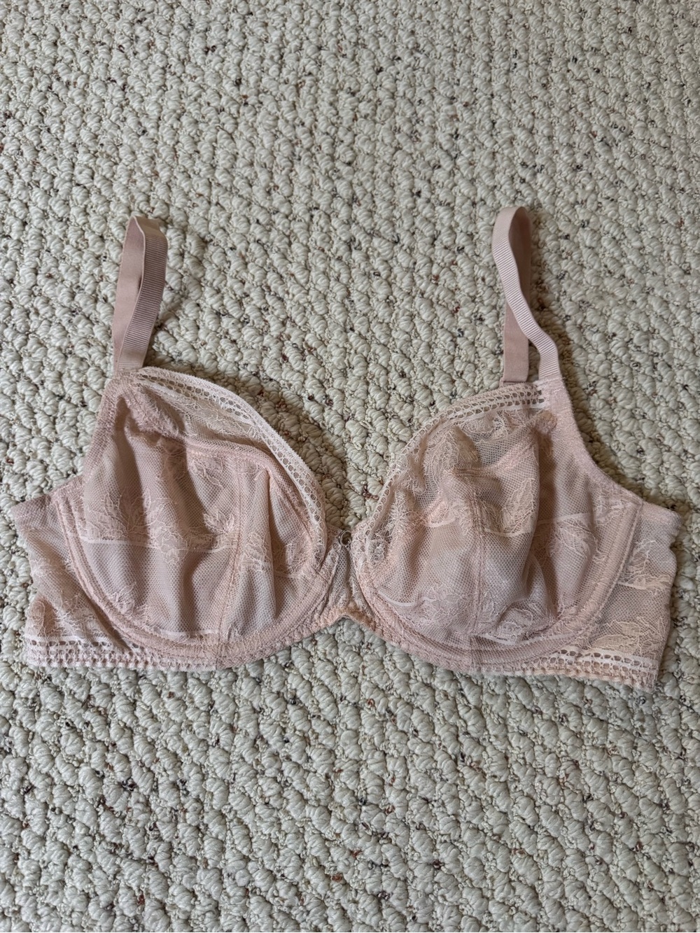 Chantelle Nude Lace Underwire Bra - Women Intimates & Sleepwear